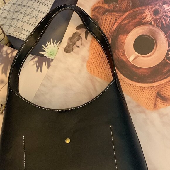 Chic Coach Brooklyn 28 Shoulder Bag in Jet Black🥳🥳🥳 - Picture 4 of 4